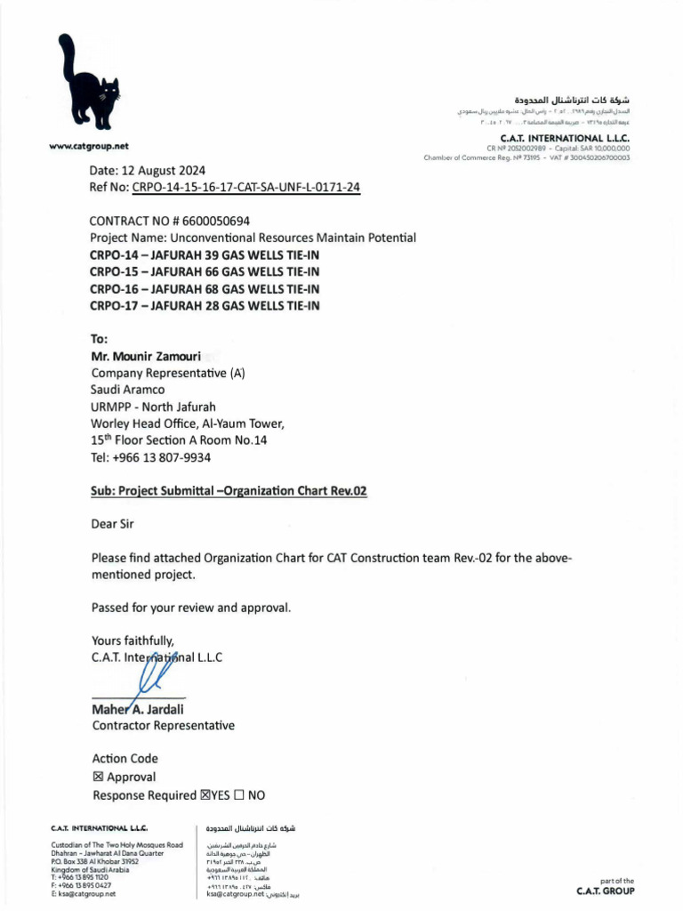 CRPO Project Organization Chart Rev.02 | PDF