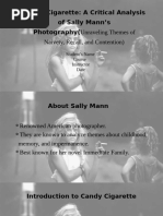 candy cigarette sally mann analysis Analysis of Sally Mann's 