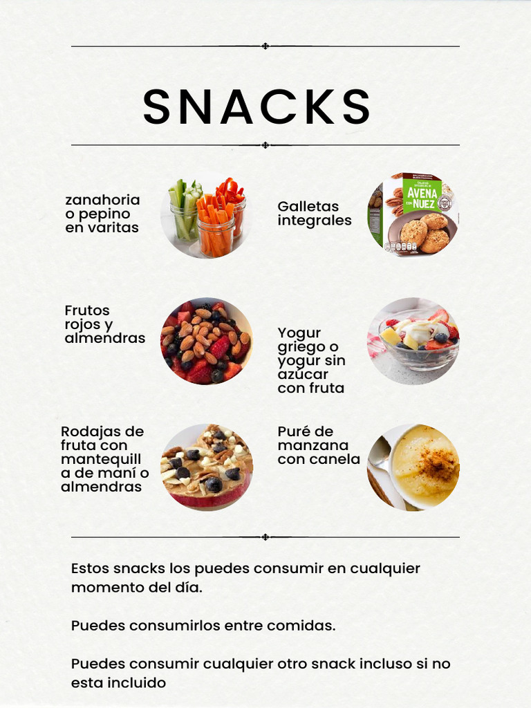 Snacks | PDF
