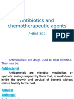 Antibiotics and Chemotherapeutic Agents: PHRM 304