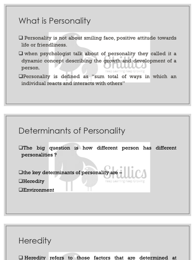 Personality and Its Determinants | PDF | Heredity | Genetics