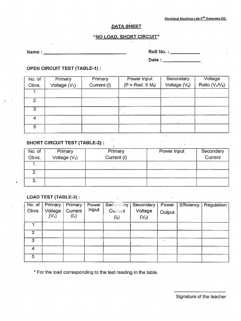 Machine Datasheet | PDF