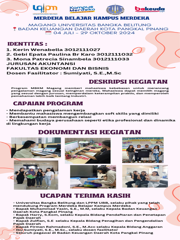 Program Magang MBKM di UBB 2024 | PDF
