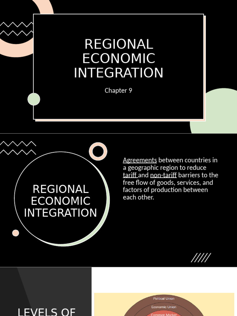 Understanding Regional Economic Integration | PDF | Andean Community ...