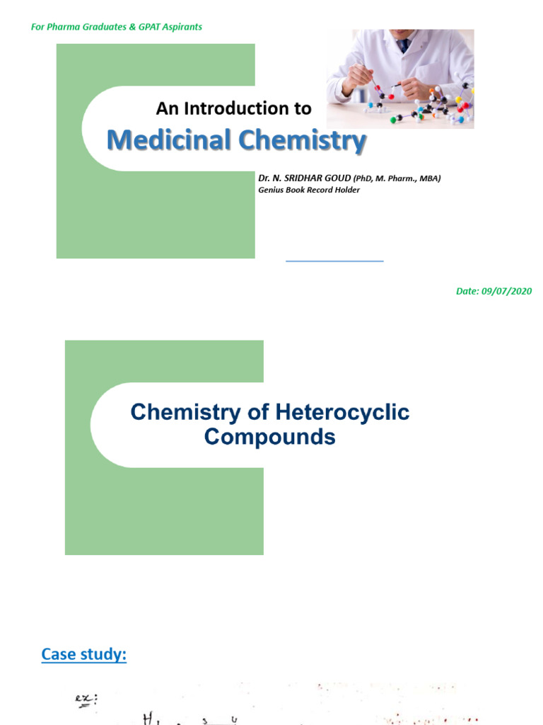 An Introduction To: Medicinal Chemistry | PDF
