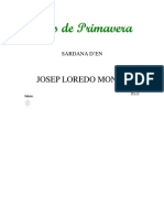AIRES DE PRIMAVERA (Sardana D'en Josep Loredo) - Portades, Score I Particel Les
