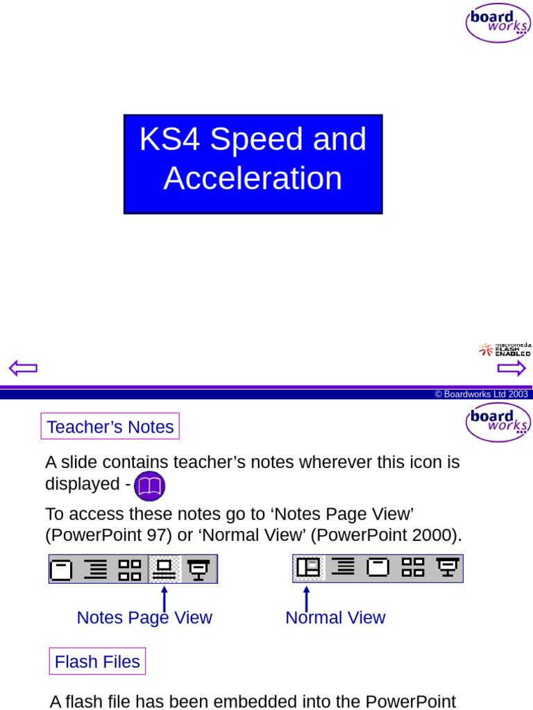 KS4 Speed and Acceleration Guide | PDF | Acceleration | Speed