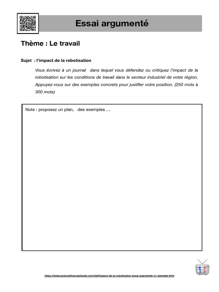 Impact de la robotisation sur le travail | PDF | Usine
