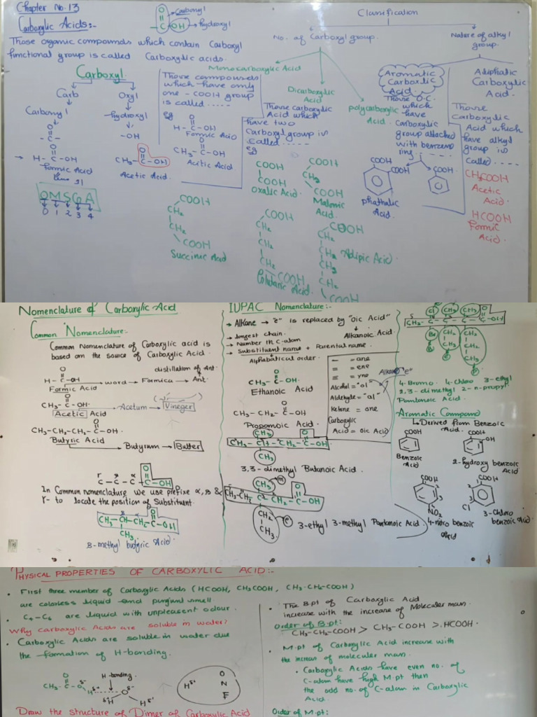 Carboxylic Acid Basics | PDF