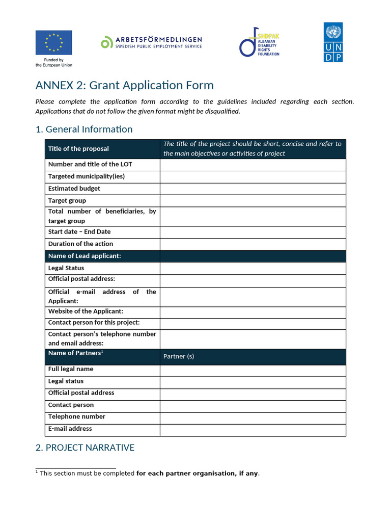 UNDP Project Proposal Application Form | PDF | Methodology | Risk