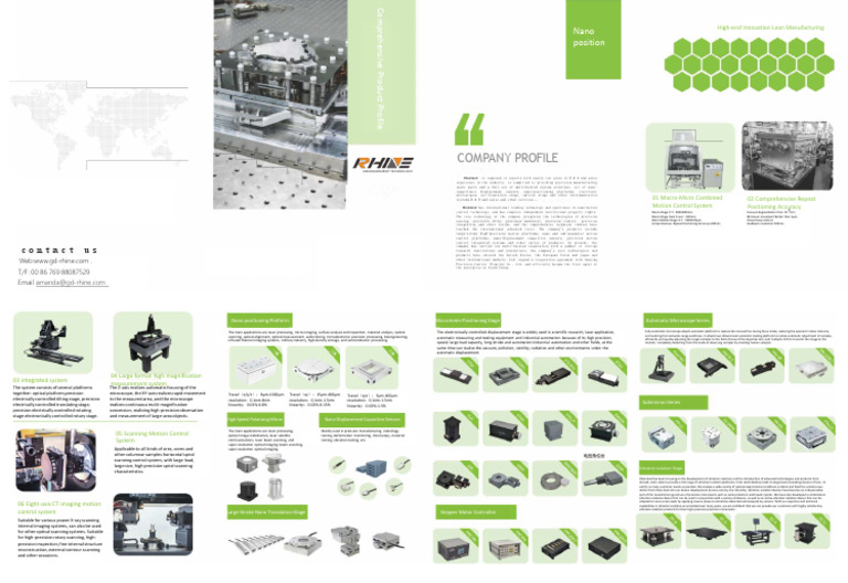 Precision Motion Control Systems Overview | PDF | Microscope | Optics