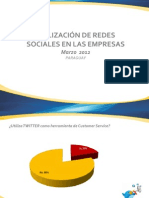Utilización de Redes Sociales en las Empresas - 3er Entrega (última)