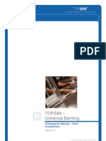 Topsim - Universal Banking: Participants' Manual - Part I