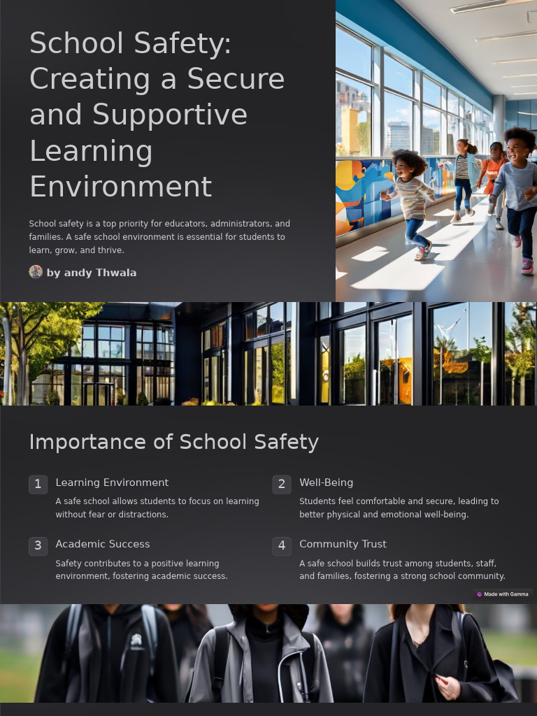 School Safety Creating A Secure and Supportive Learning Environment ...