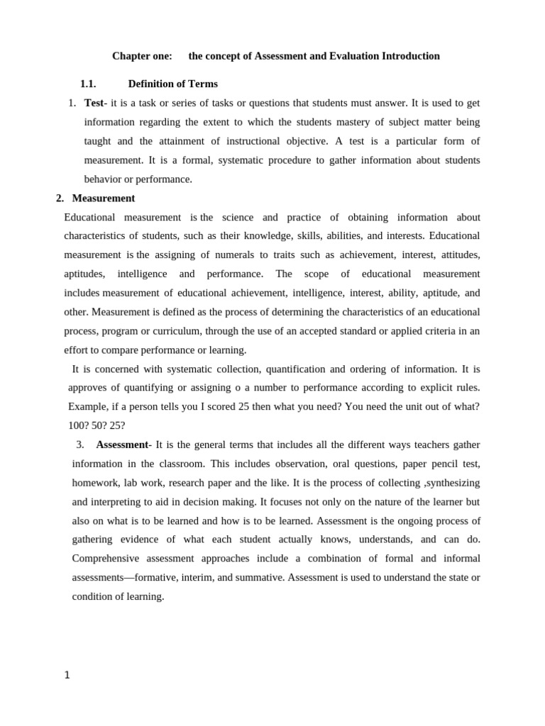Assessment and Evaluation in Education | PDF | Educational Assessment ...