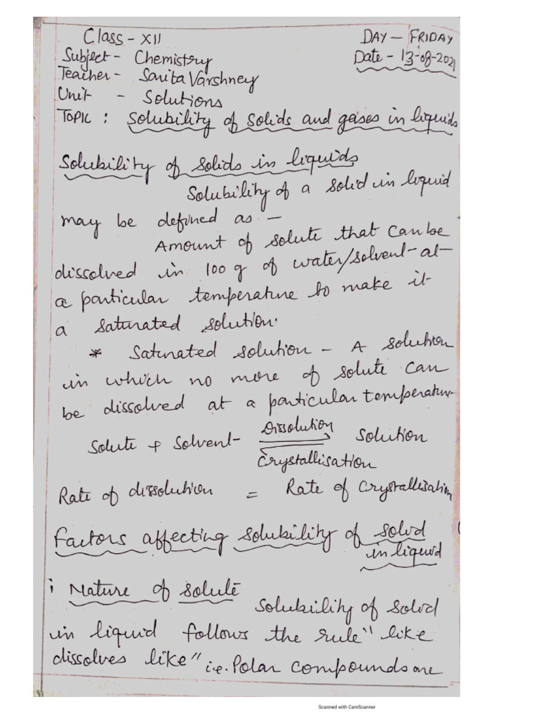 Solution 2 Class 12 | PDF
