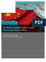 The Middle Kingdom's Lighter Touch: Chinese Soft Power in Africa