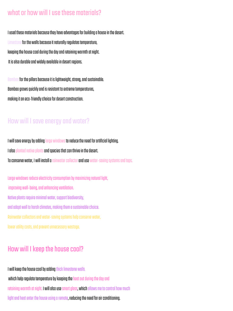 How Will I Keep My House Cool | PDF