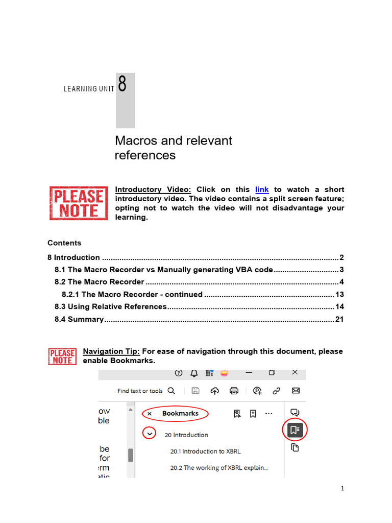 Recording Macros in Excel | PDF | Microsoft Excel | Visual Basic For ...