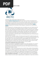 IRCTC Face of e