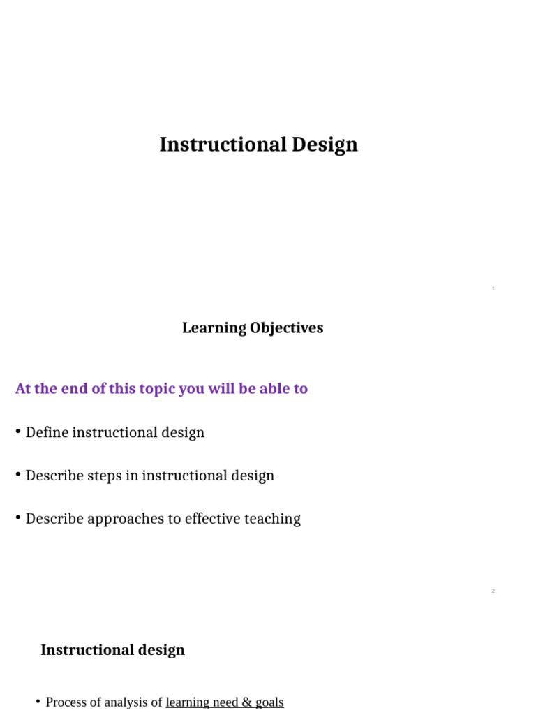 3. Instructional Designing[1] | PDF | Instructional Design | Teaching ...