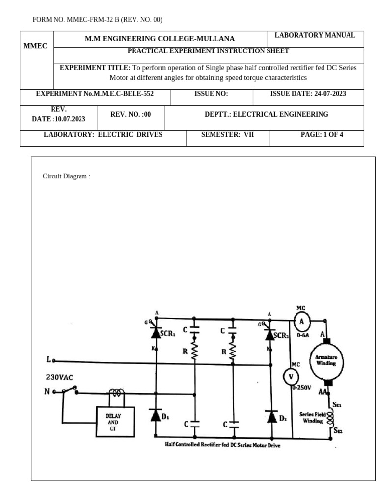 5 - Single Phase Rectifier | PDF | Rectifier | Manufactured Goods