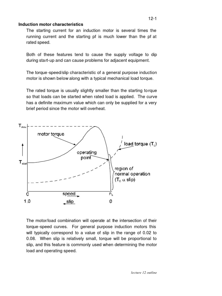 Torque of Induction Motor | PDF | Torque | Electromagnetism