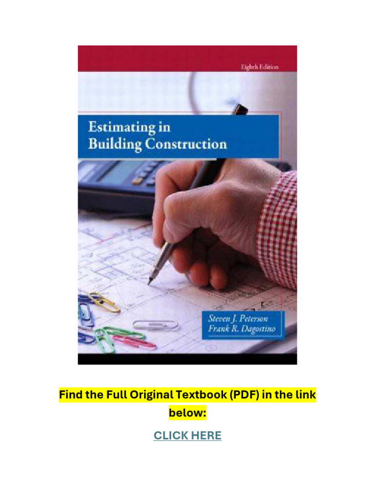 ESTIMATING CONSTRUCTION COSTS 6TH EDITION PDF visual data 4