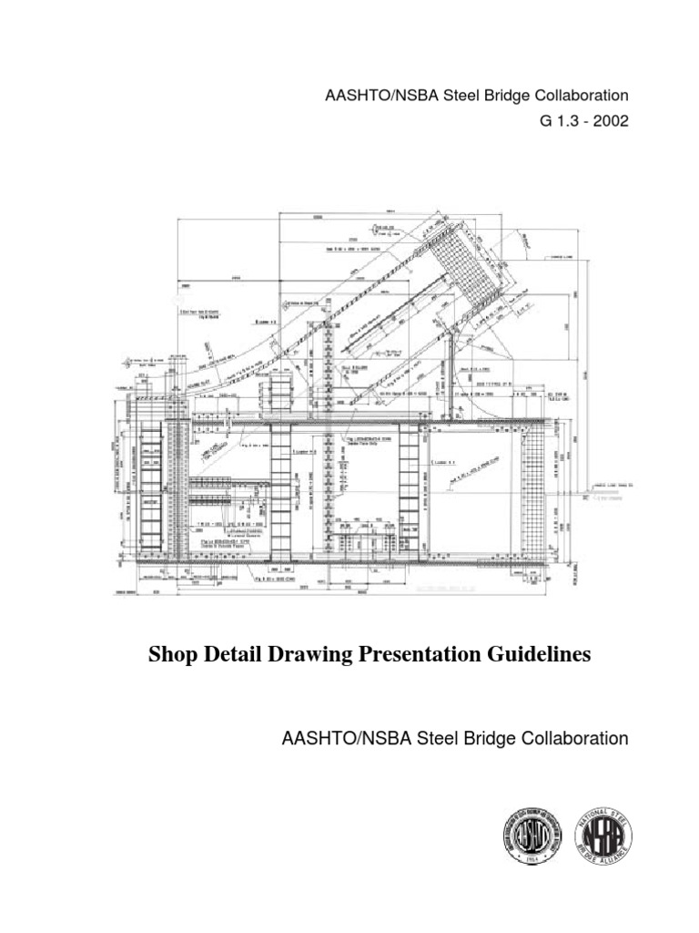 Steel Bridge Shop Drawing Standards | PDF | Structural Steel | Screw