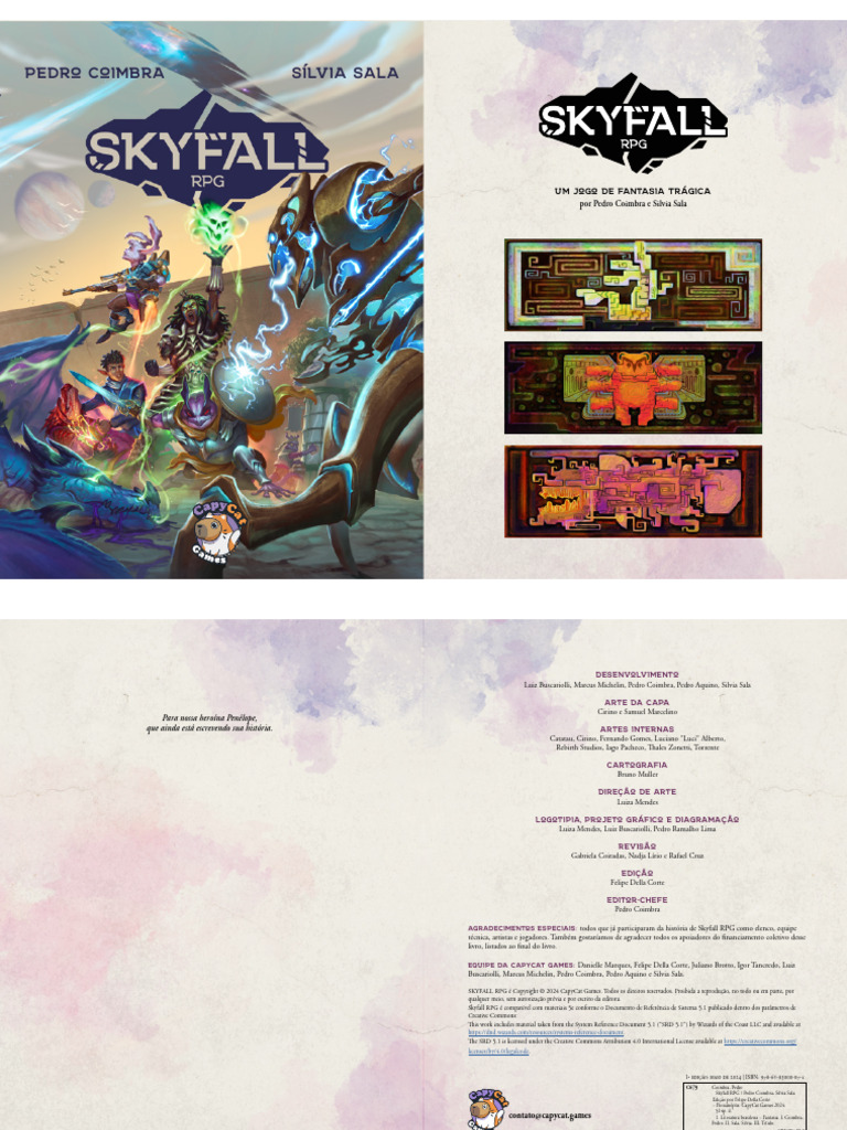 Skyfall RPG: Fantasia Trágica e Aventura | PDF | Jogos de RPG