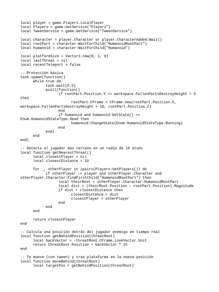 Roblox Anti-Hit Script Guide | PDF