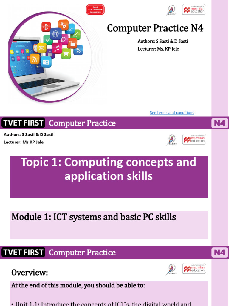 Computer Practice N4 Overview and Skills | PDF | Computer Data Storage ...