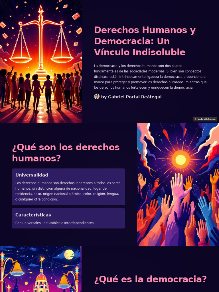 Derechos Humanos y Democracia Un Vinculo Indisoluble | PDF | Democracia ...