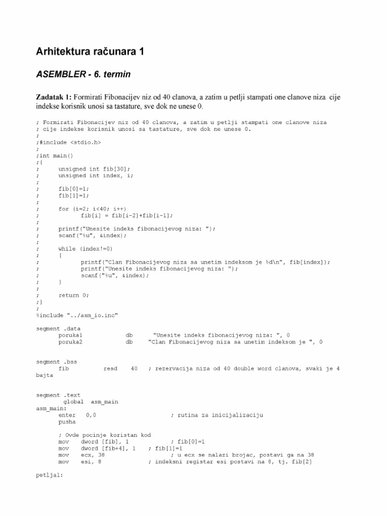 Arhitektura Racunara | PDF