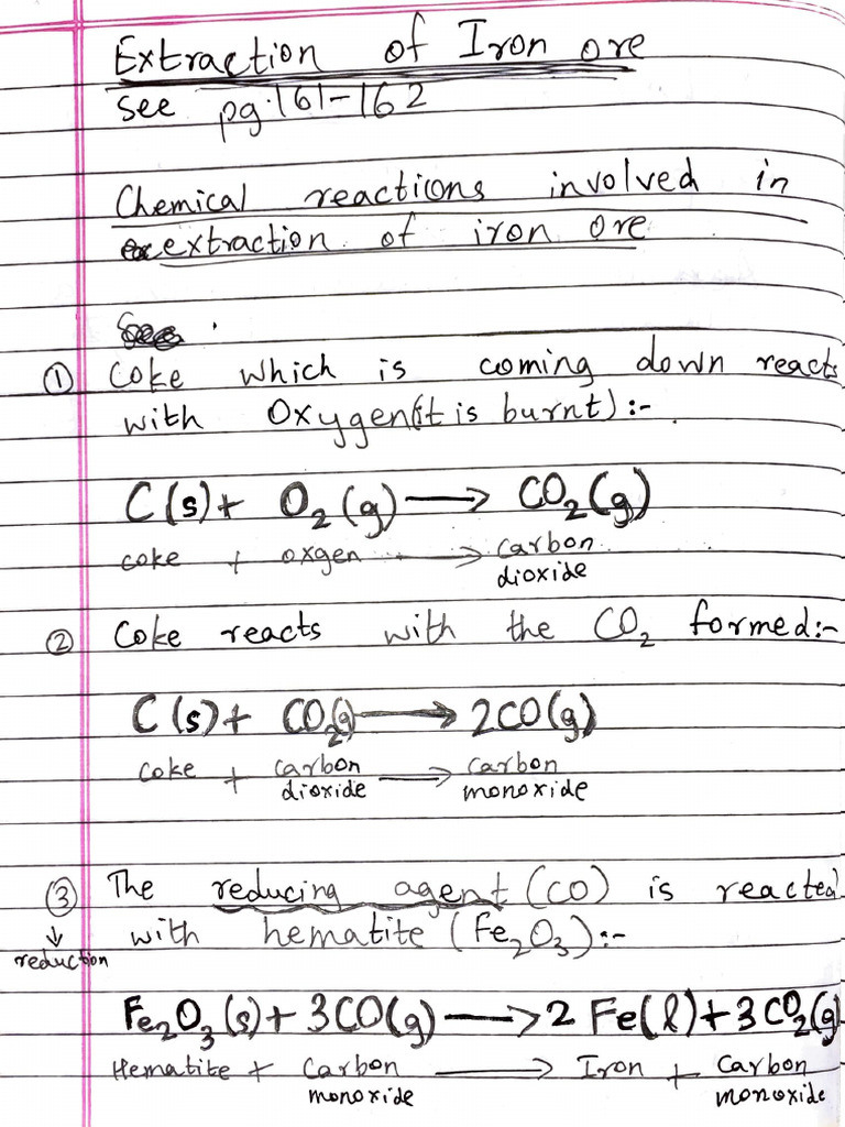 Notes On Extraction and Uses of Metals | PDF