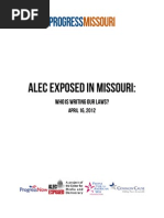 Download ALEC Exposed in Missouri - 2012-04-16 by Progress Missouri SN89654442 doc pdf