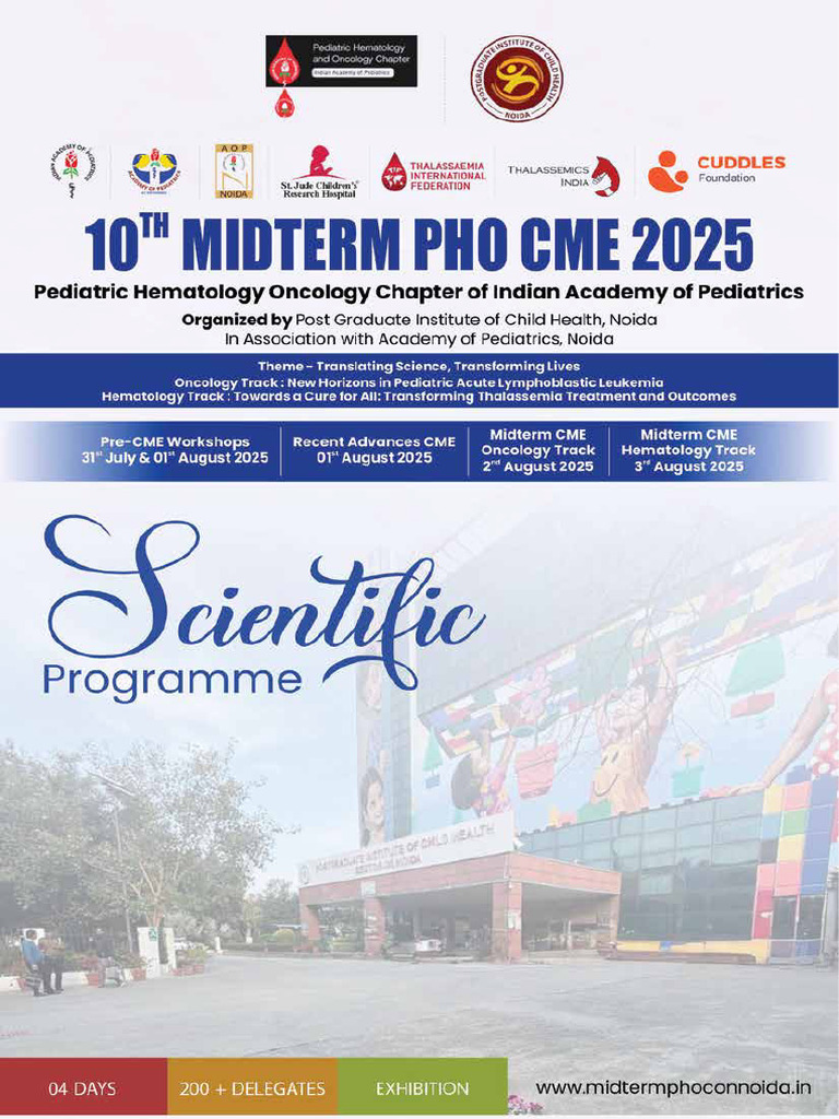 Midterm PHOCon 2025 Workshop Overview | PDF | Blood Transfusion | Oncology