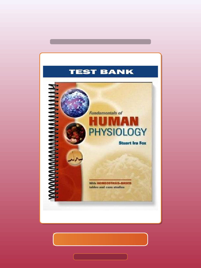 Fundamentals of Human Physiology 1st Edition by Stuart Ira Fox Official ...
