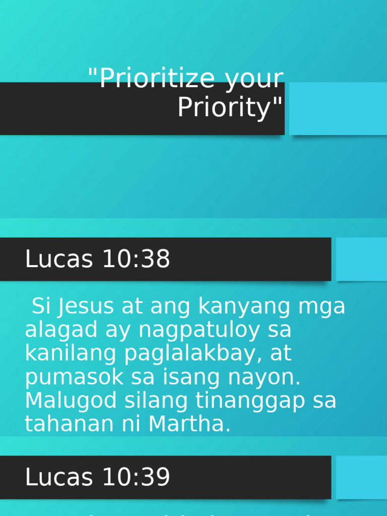 Prioritize Your Priority | PDF