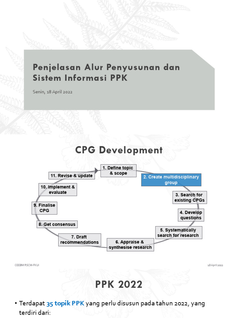 Alur Penyusunan PPK 2022 RSCM-FKUI | PDF