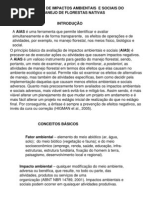 Avaliacao de Impactos Ambientais e Sociais Do Manejo de Floresta Nativas