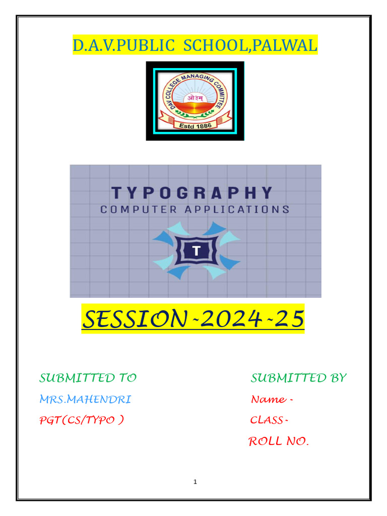 Format For Typo Activity File | PDF