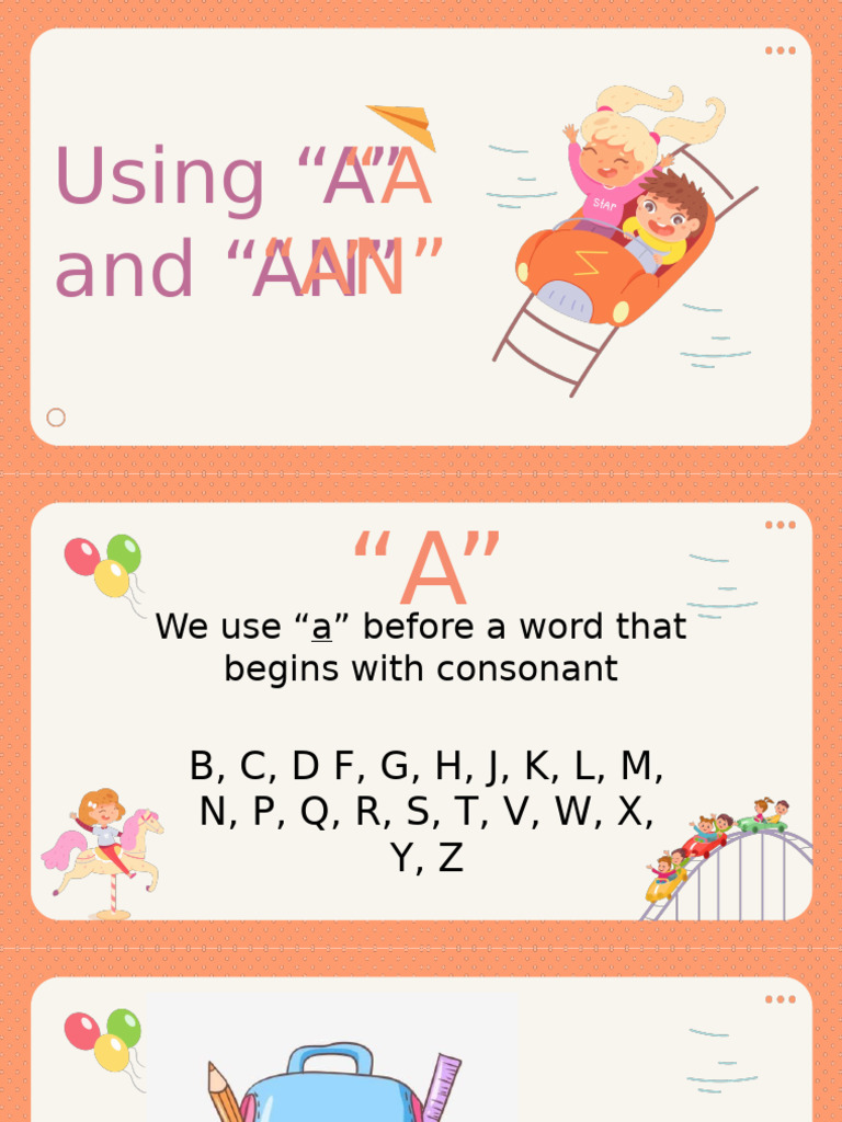 A and AN | PDF