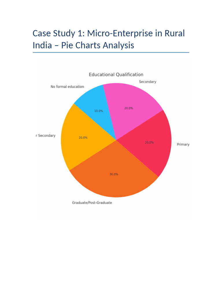 Case Study 1 Pie Charts | PDF