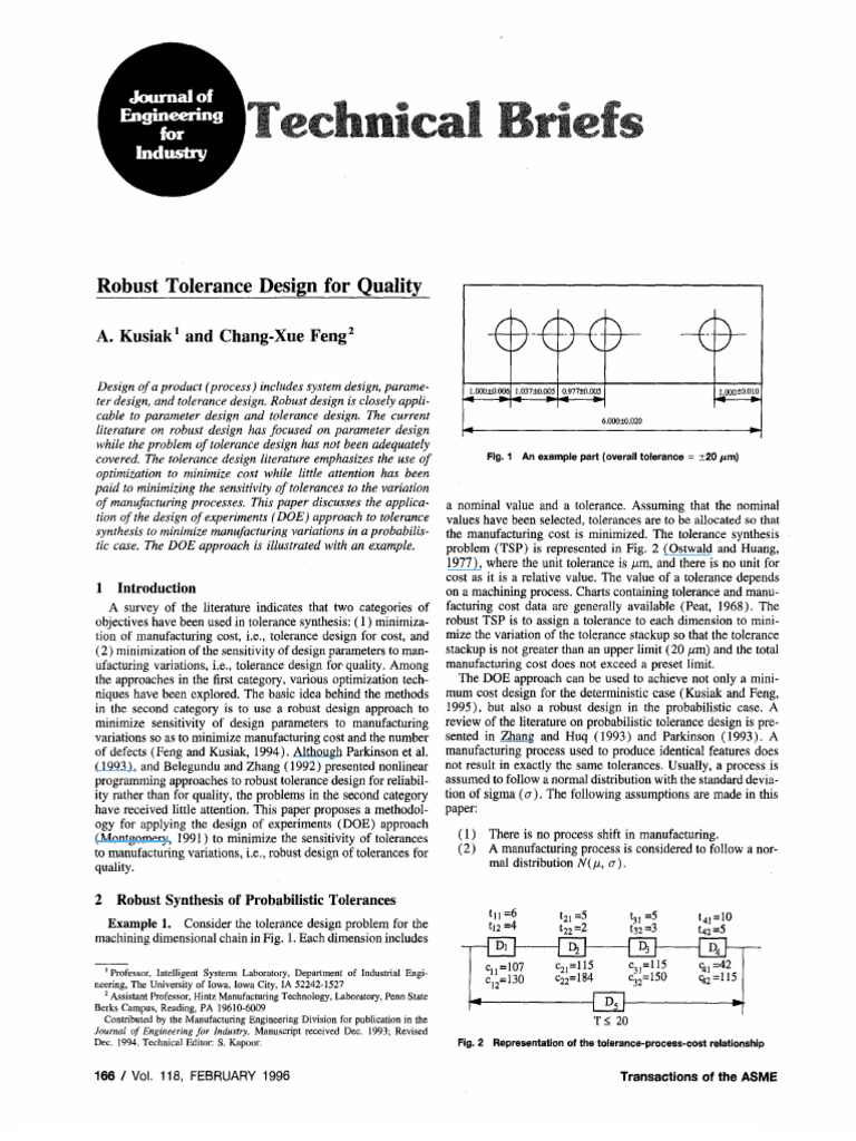 Robust Tolerance Design for Quality | PDF | Heat Transfer | Heat