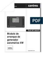 XANTREX AGS Modulo Arranque Generador Automatico Serie XW Manual Usuario ES