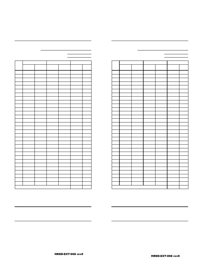 Daily Time Record Form 2025 | PDF