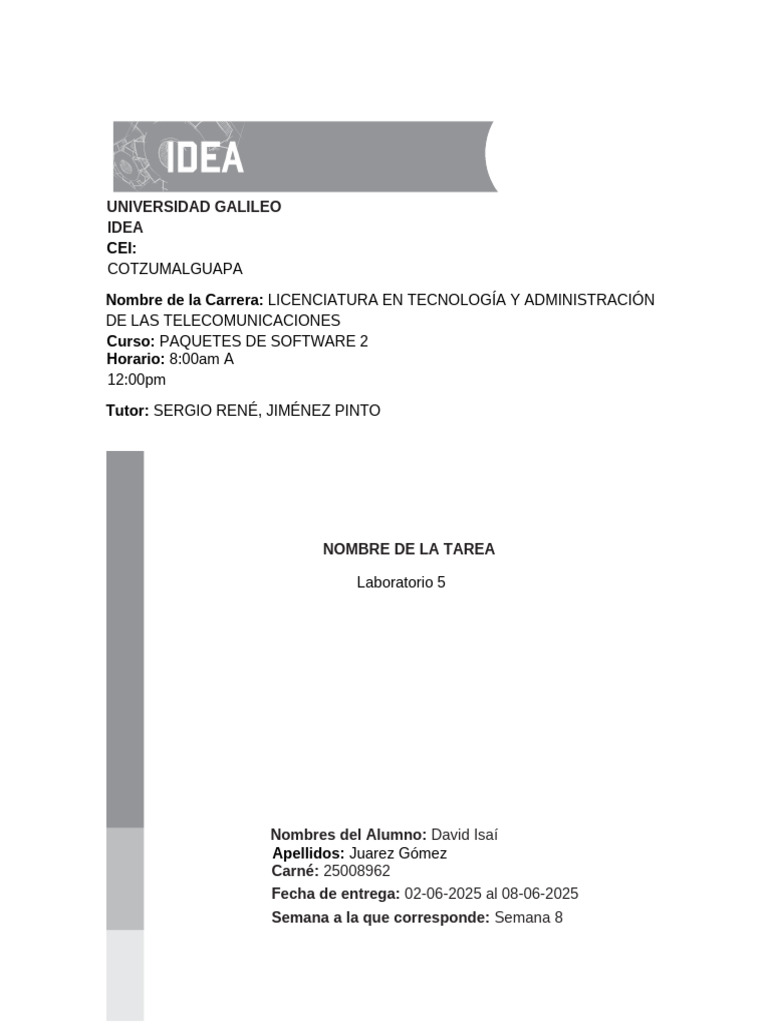 Practica 5 | PDF | Informática | Software