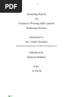 Download Internship Report by ziamobeen SN8965966 doc pdf