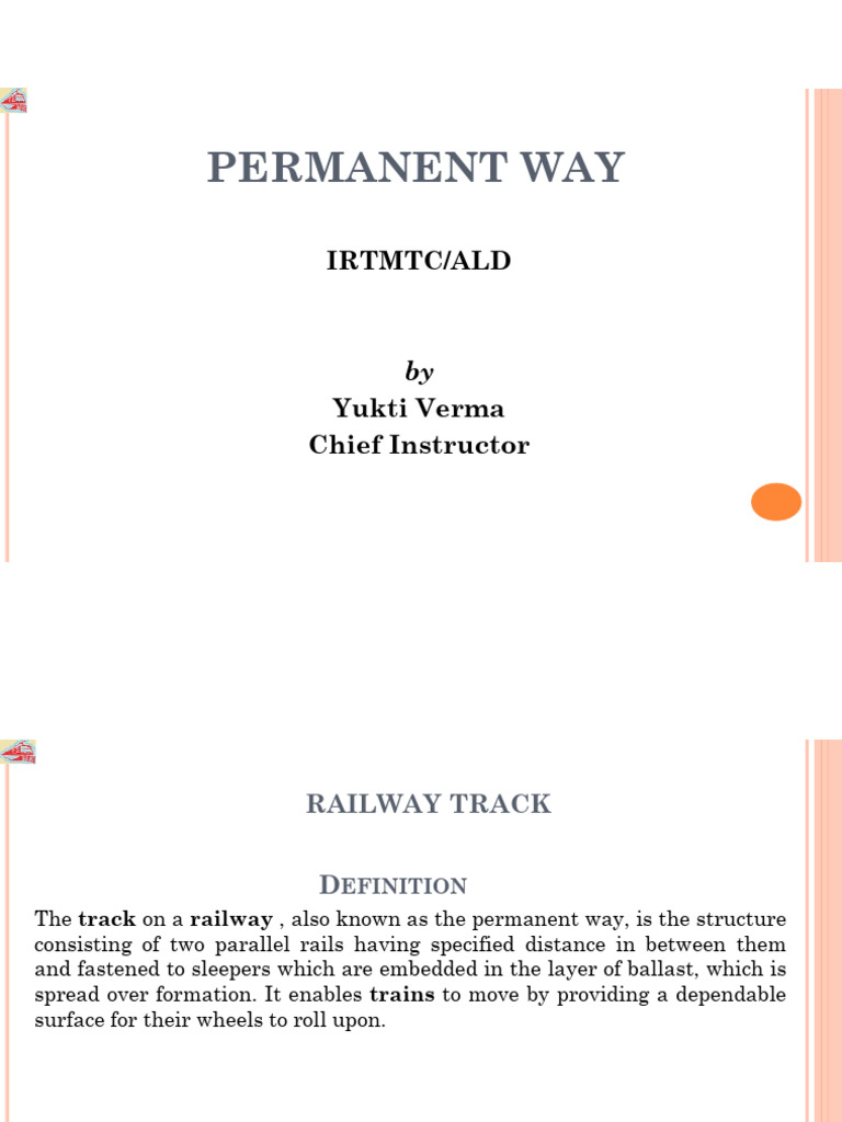 Understanding Railway Track Components | PDF | Track Gauge | Rail Transport